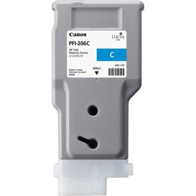 Cartuccia Originale Canon 5304B001 PFI206C 300ml C Ciano